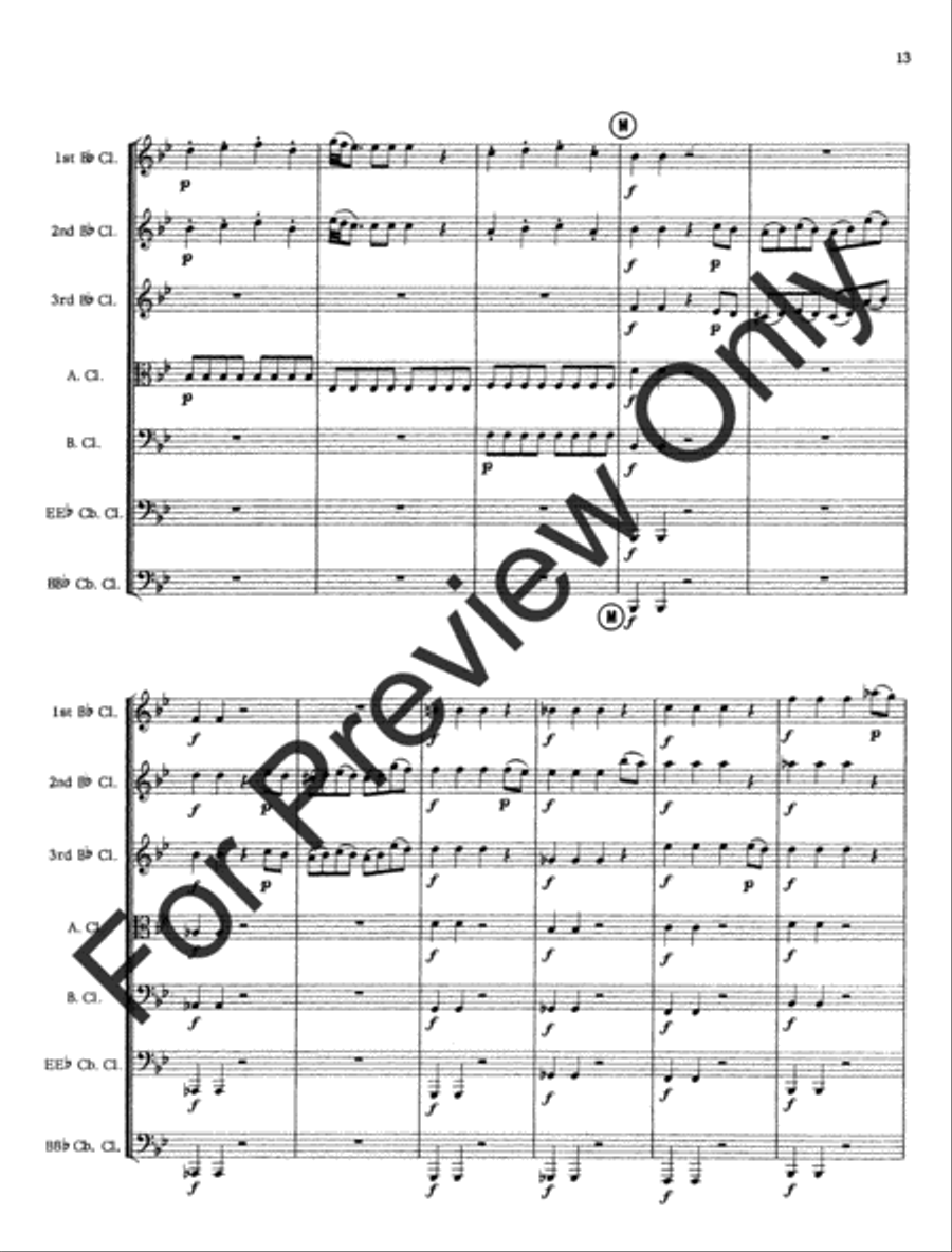 Impresario Overture B-Flat Clarinet scores gallery preview page 16