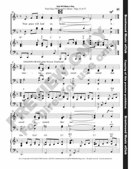 God Will Make a Way (choral book) image number null
