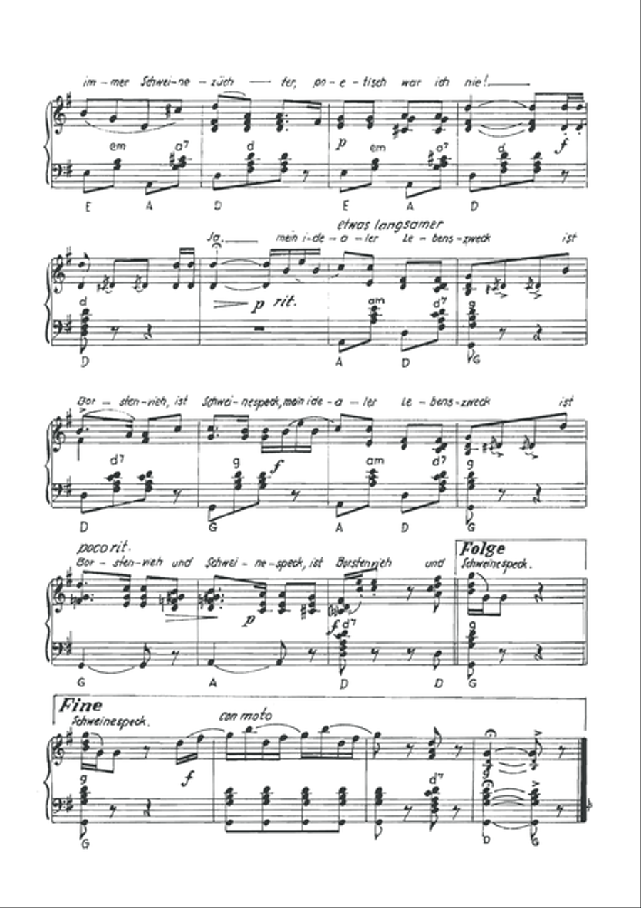 Ja, das Schreiben und das Lesen Voice scores gallery preview page 4