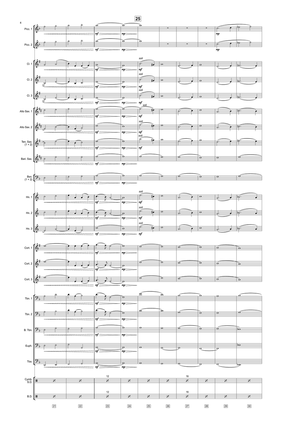 The Battle Marching Band scores gallery preview page 4
