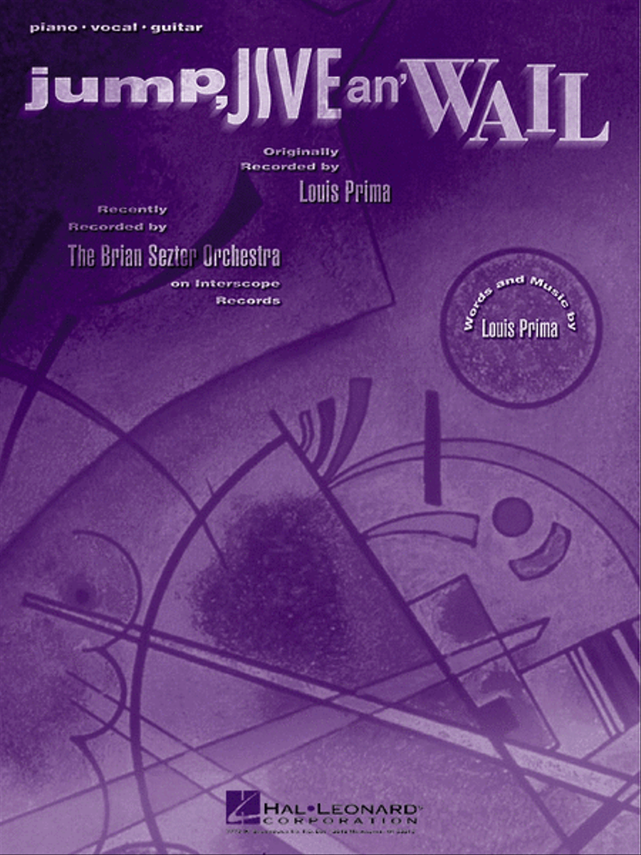 Jump, Jive an' Wail Piano, Vocal, Guitar scores gallery preview page 1