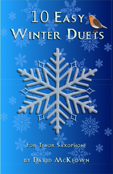 10 Easy Winter Duets for Tenor Saxophone