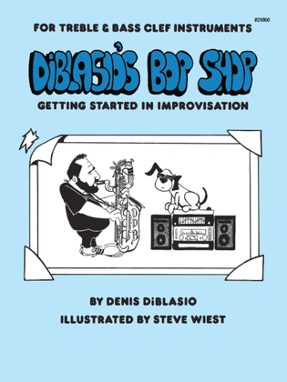 Book cover for DiBlasio's Bop Shop: Getting Started In Improvisation