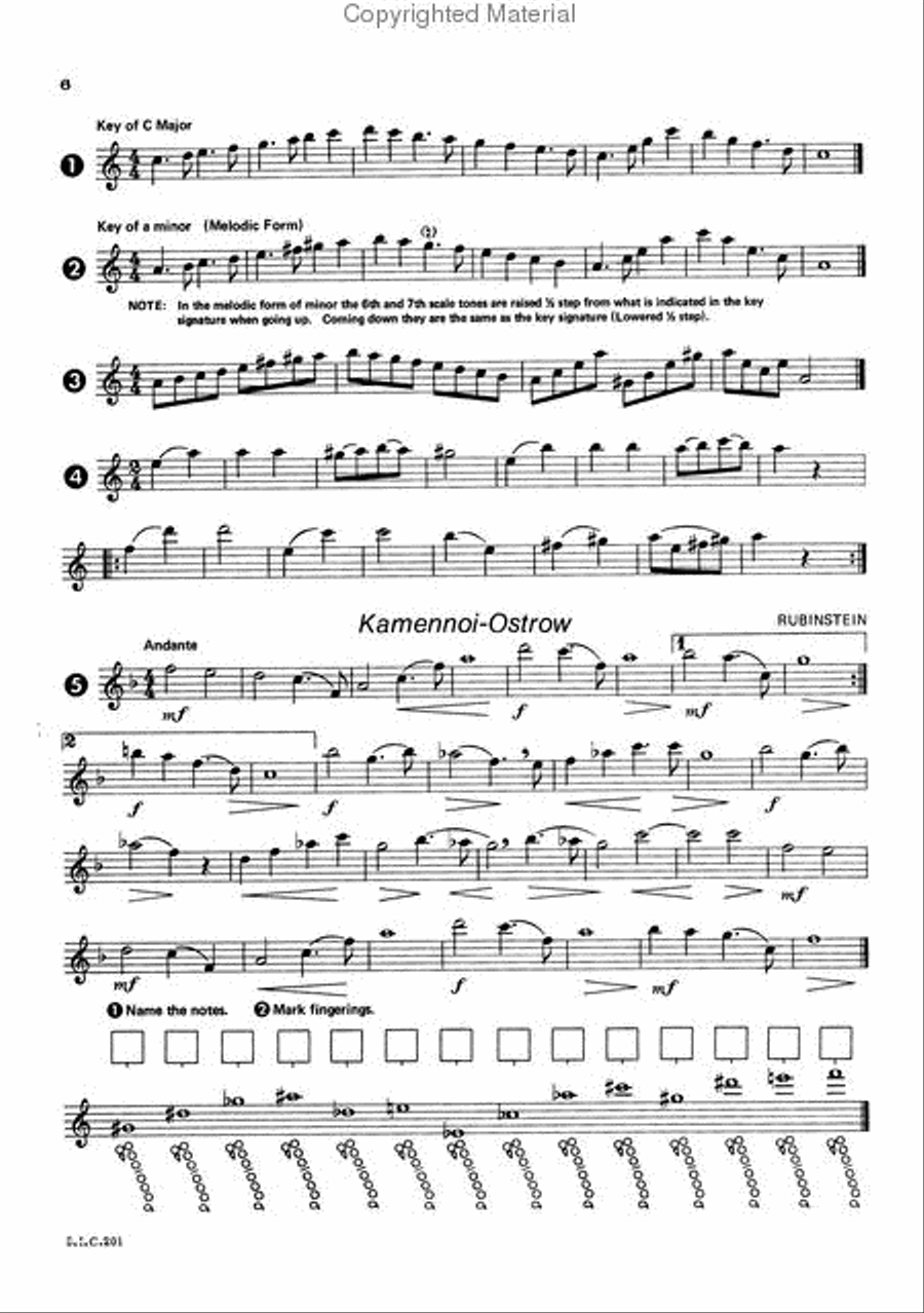 Student Instrumental Course Flute Student Flute scores gallery preview page 3