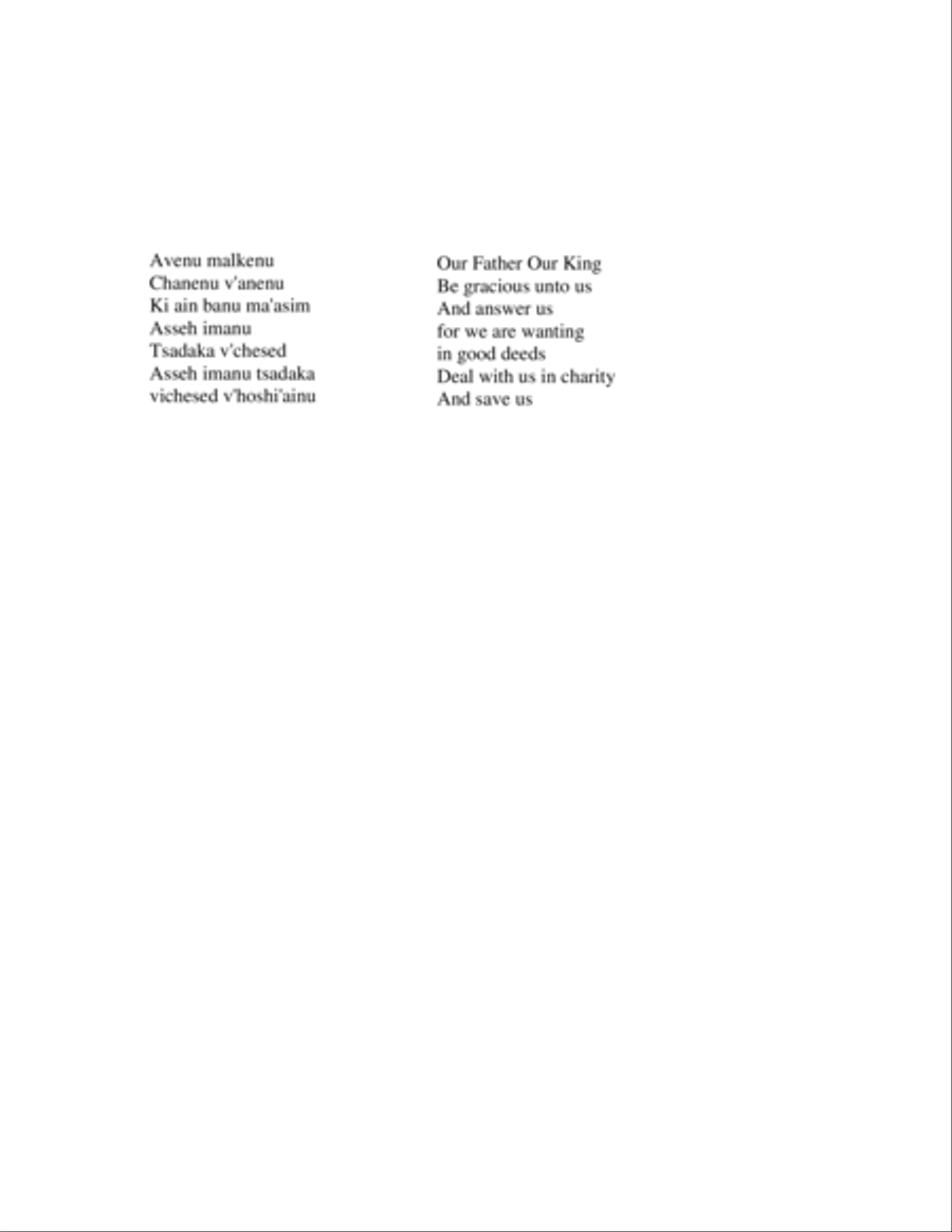 Avenu Malkenu Avenu Malkenu Choir scores gallery preview page 2