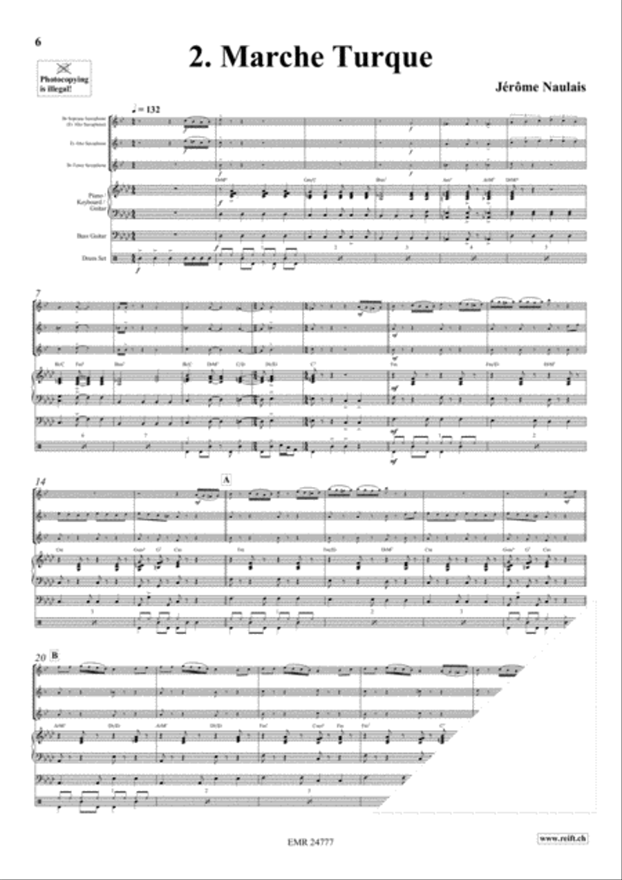 Play With Your Band Volume 4 Saxophone Ensemble scores gallery preview page 5