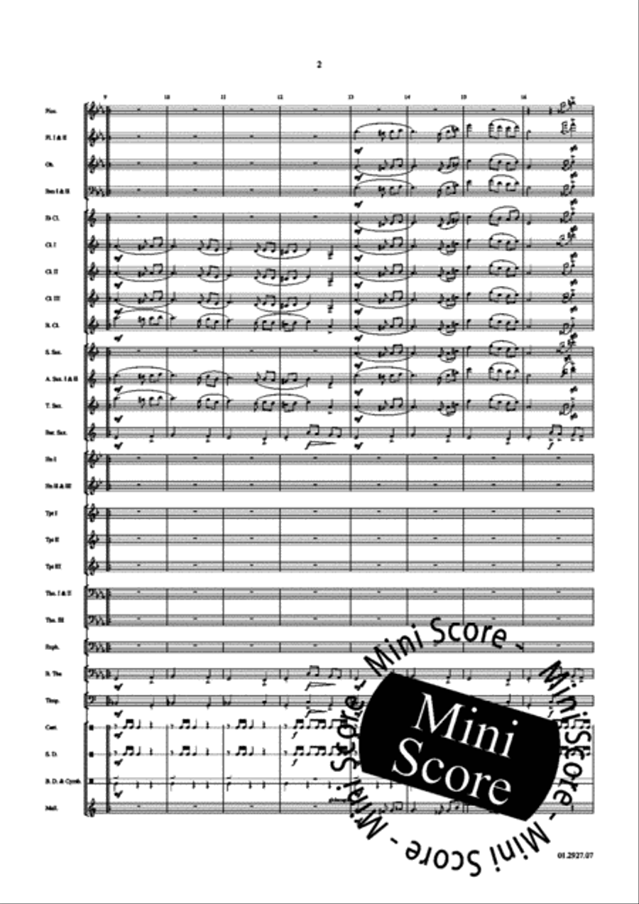 Paso Quebrado Concert Band scores gallery preview page 6