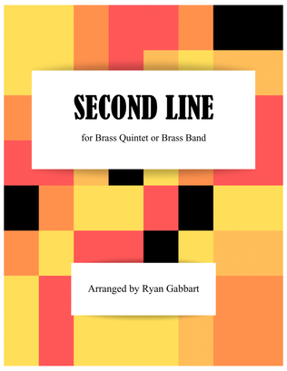 Book cover for Second Line for Brass Band (Beginner)