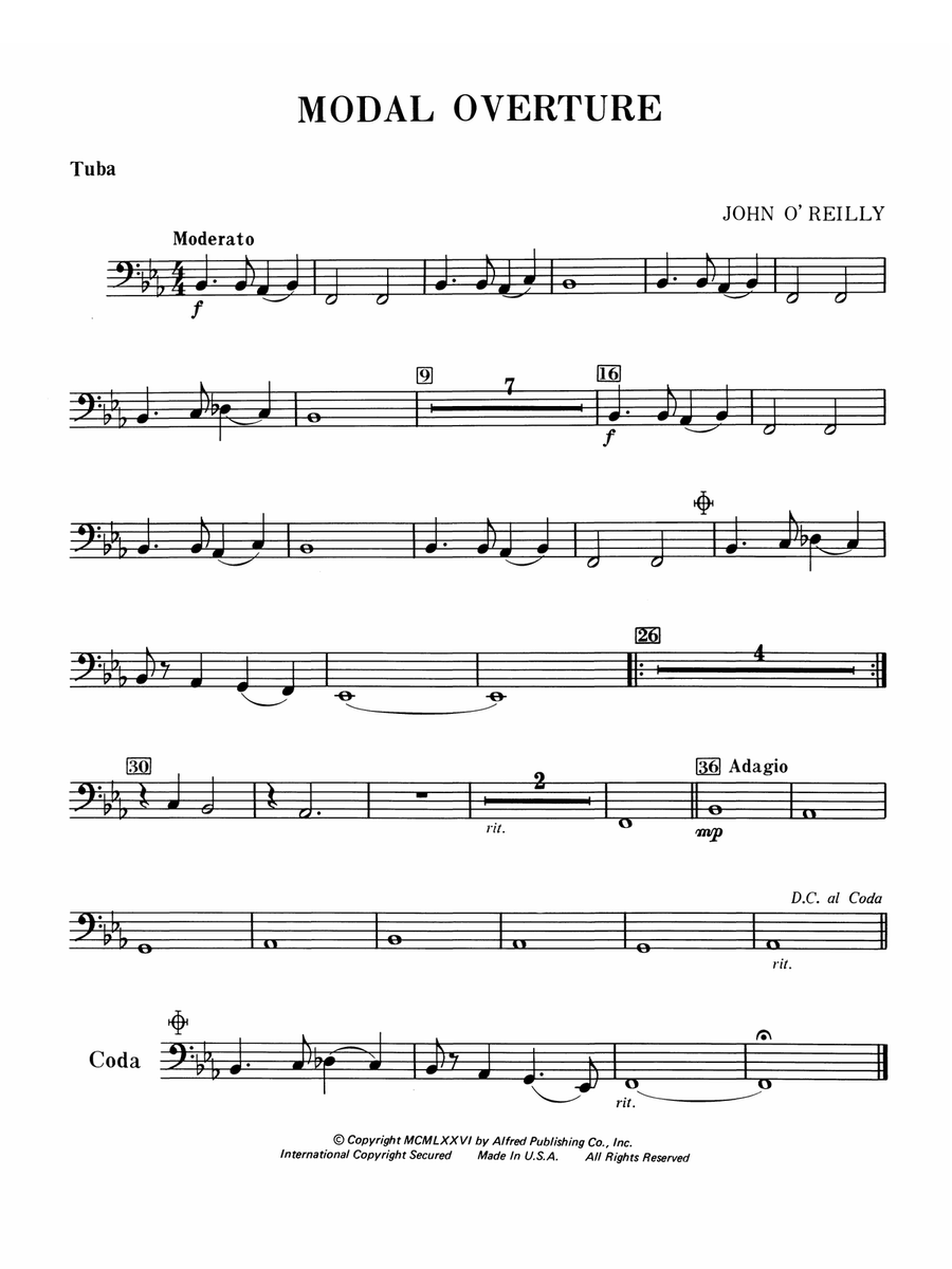 Modal Overture: Tuba