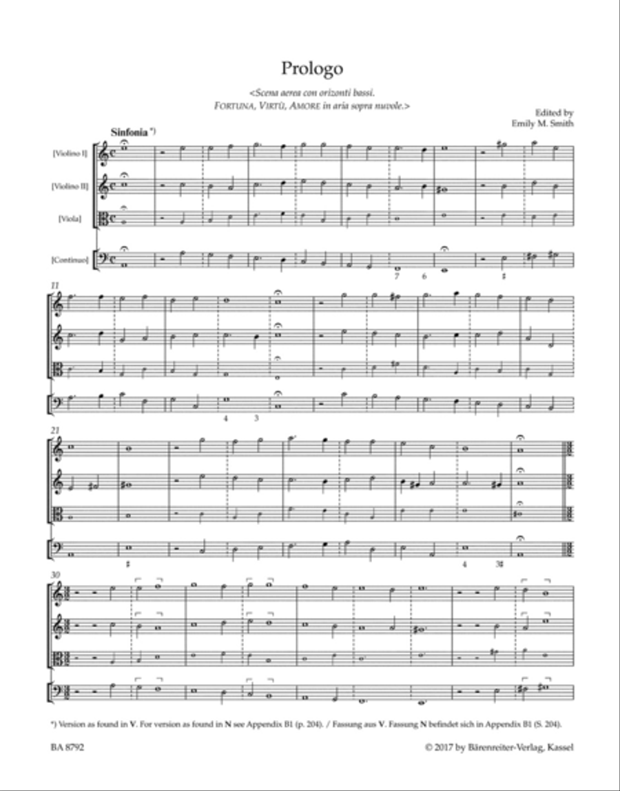 L'incoronazione di Poppea String Orchestra scores gallery preview page 2