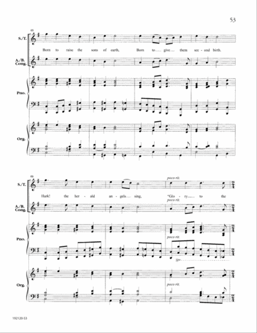 Let the People Sing at Christmas 4-Part scores gallery preview page 57