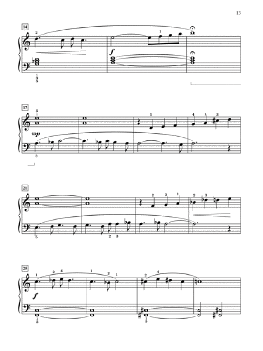 The Woodland Realm (from The Hobbit: The Desolation of Smaug) Easy Piano scores gallery preview page 2