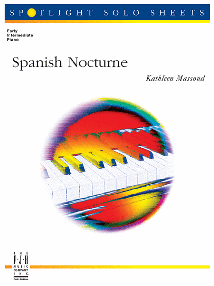 Spanish Nocturne Piano Solo scores gallery preview page 1