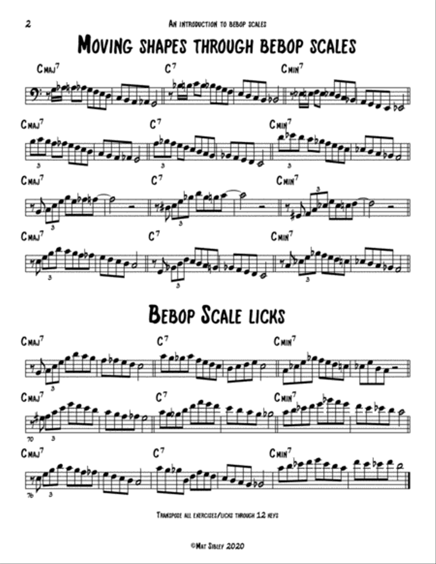 Jazz bass improvisation sales