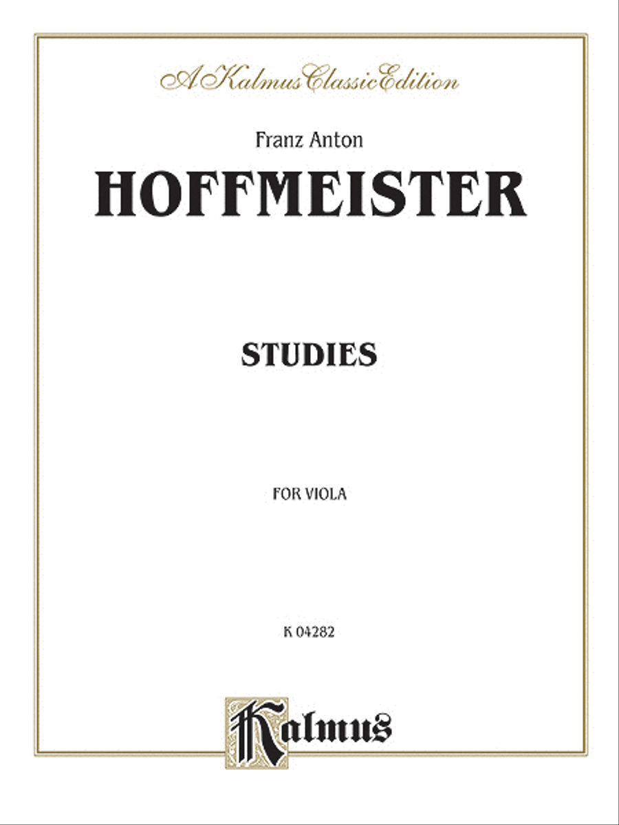 Studies Viola Solo scores gallery preview page 1