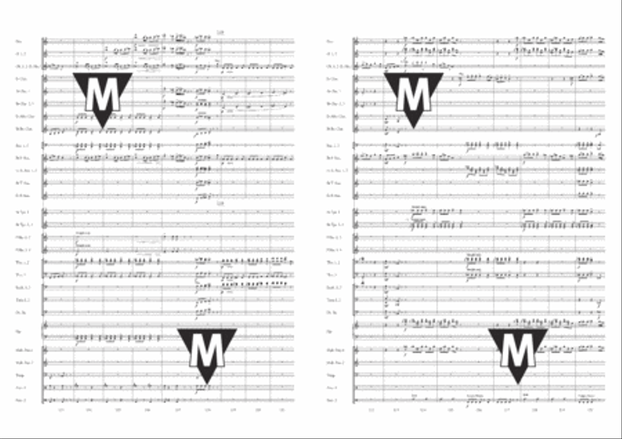 Romanian Dances II - Suite Concert Band scores gallery preview page 8