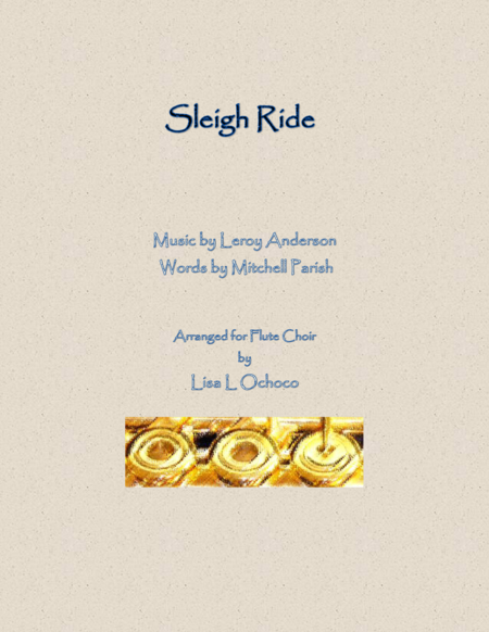 Sleigh Ride for Flute Choir image number null