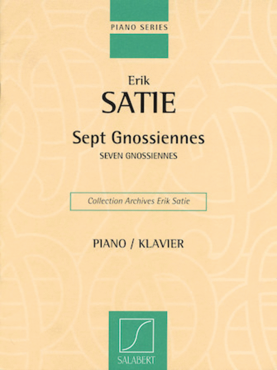 Seven Gnossiennes Piano Solo scores gallery preview page 1