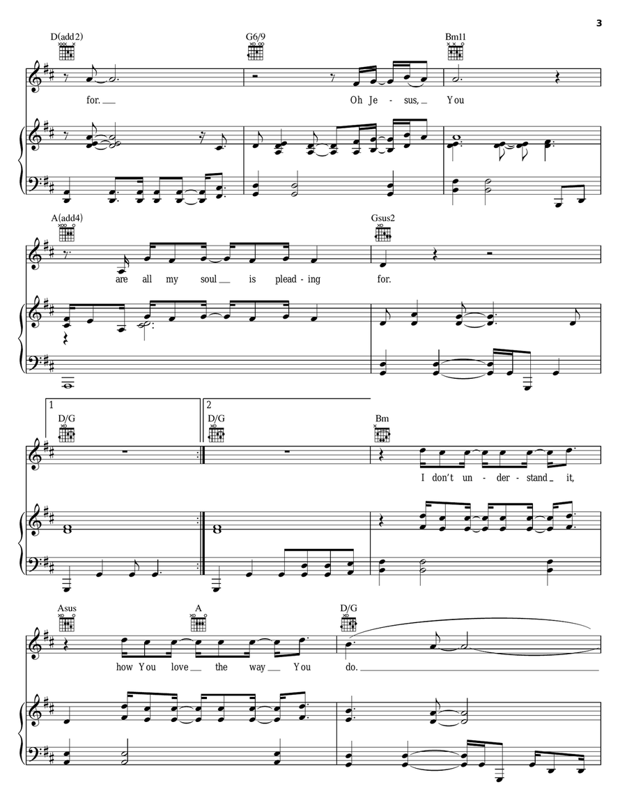 Longing Heart Longing Heart Piano, Vocal, Guitar scores gallery preview page 3