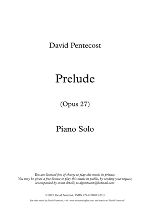 Prelude, Opus 27