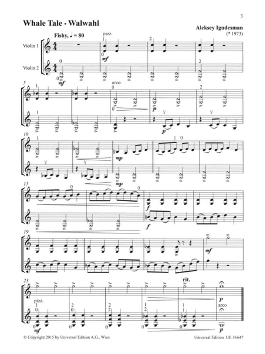 A Fishsummer Night's Dream String Duet scores gallery preview page 2