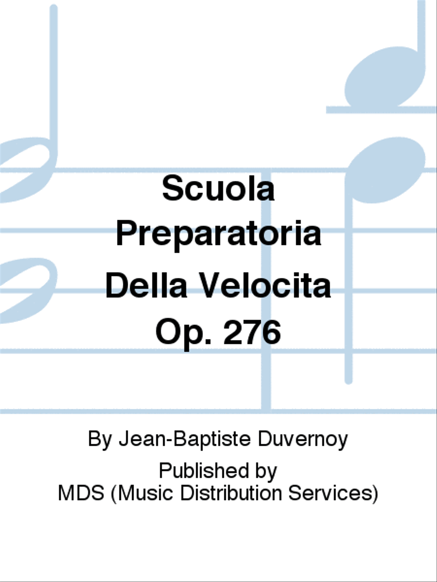 Scuola Preparatoria Della Velocita op. 276 Piano Solo scores gallery preview page 1