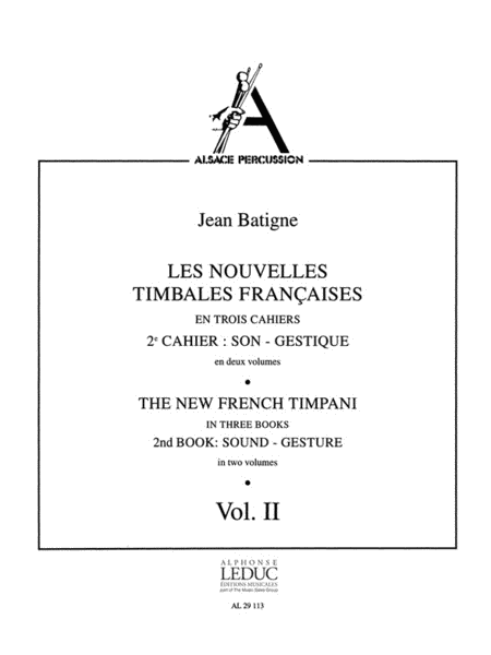 The New French Timpani Book 2, Vol.2 (percussion Solo)