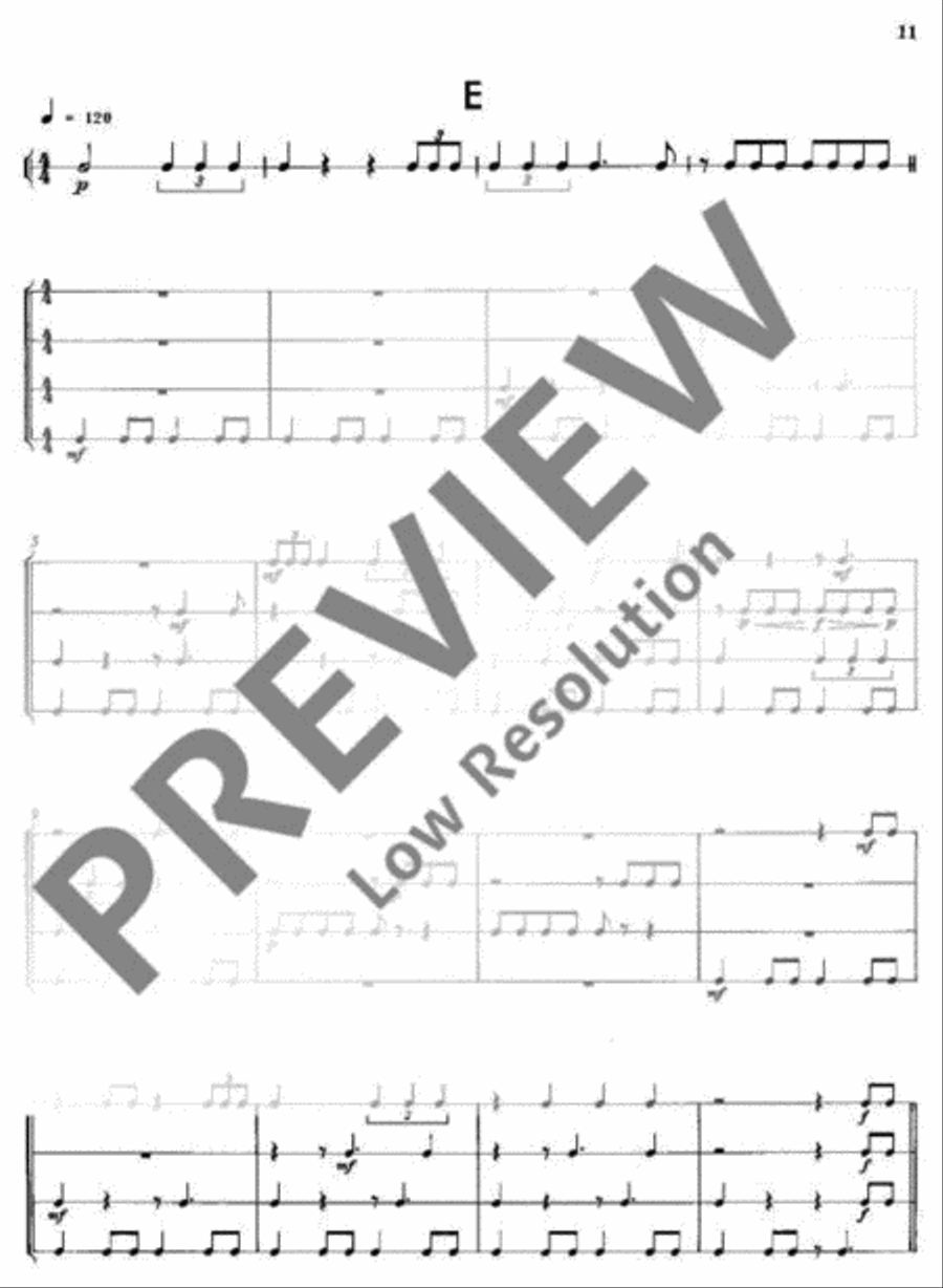 Patterns Patterns Percussion scores gallery preview page 12