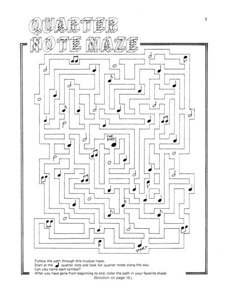 Music Mazes & Puzzles, Book I