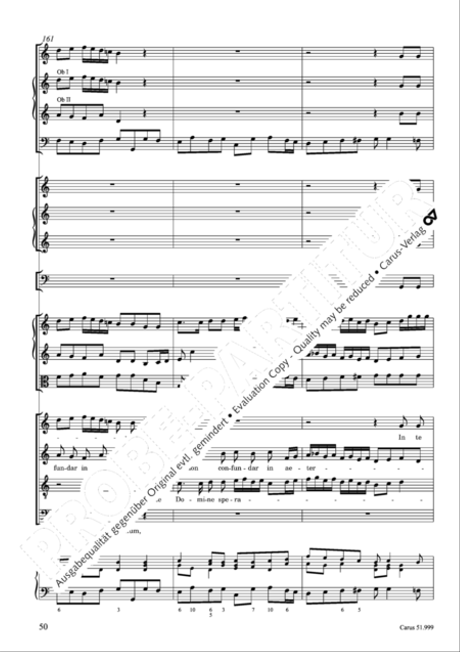 Te Deum Te Deum 4-Part scores gallery preview page 51