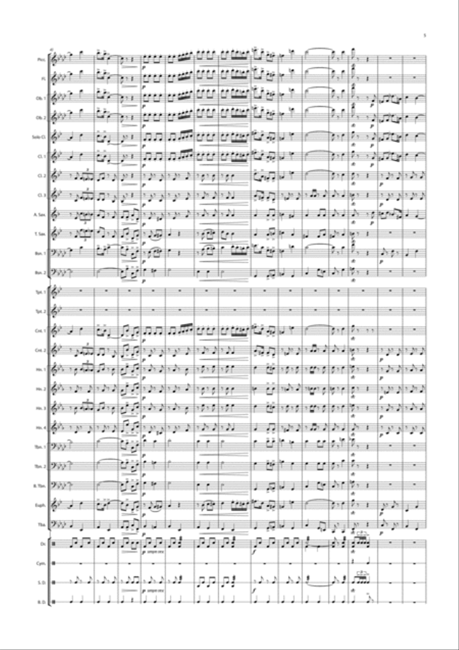 Boy Scout March Marching Band scores gallery preview page 5