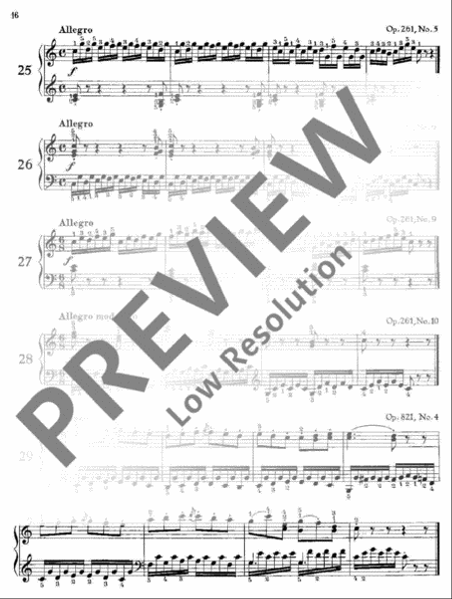 The practical Czerny The practical Czerny Piano Solo scores gallery preview page 17