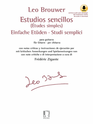 Book cover for Estudios Sencillos- Einfache Etuden - Studi Semplici