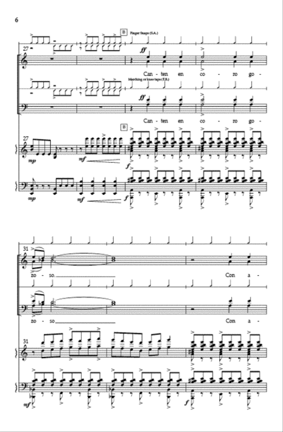 Ritmo SA(T)B Ritmo SA(T)B SA scores gallery preview page 5