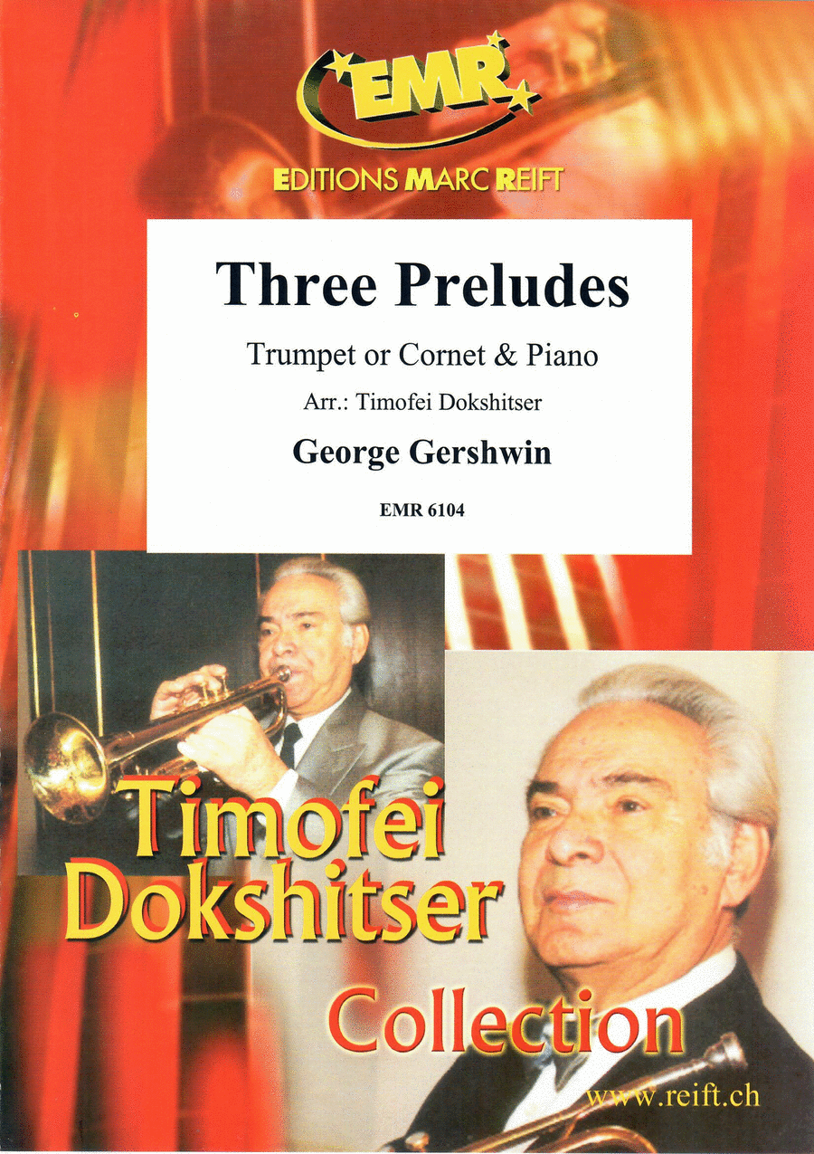 Three Preludes Cornet scores gallery preview page 1
