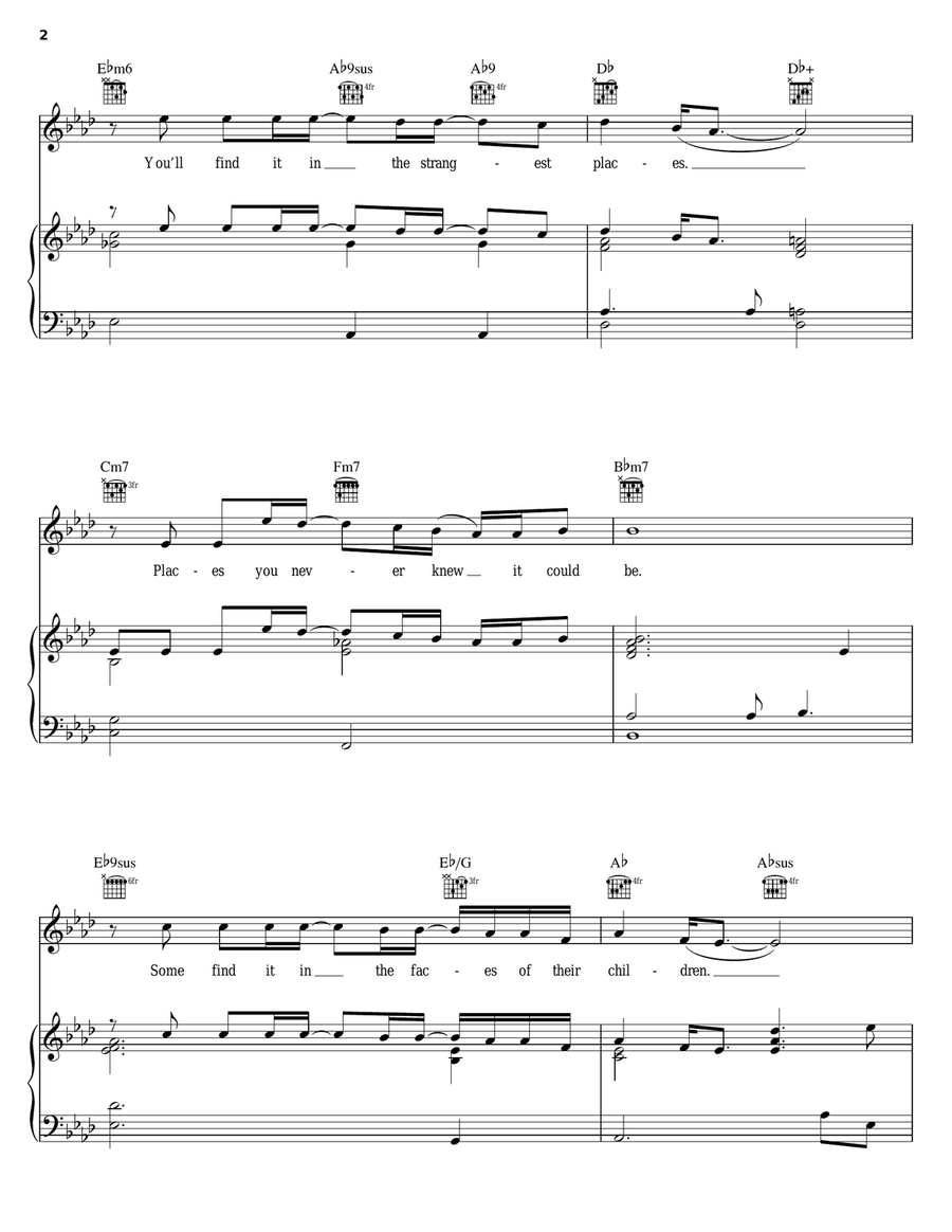 Flying Without Wings Flying Without Wings Piano, Vocal, Guitar scores gallery preview page 2