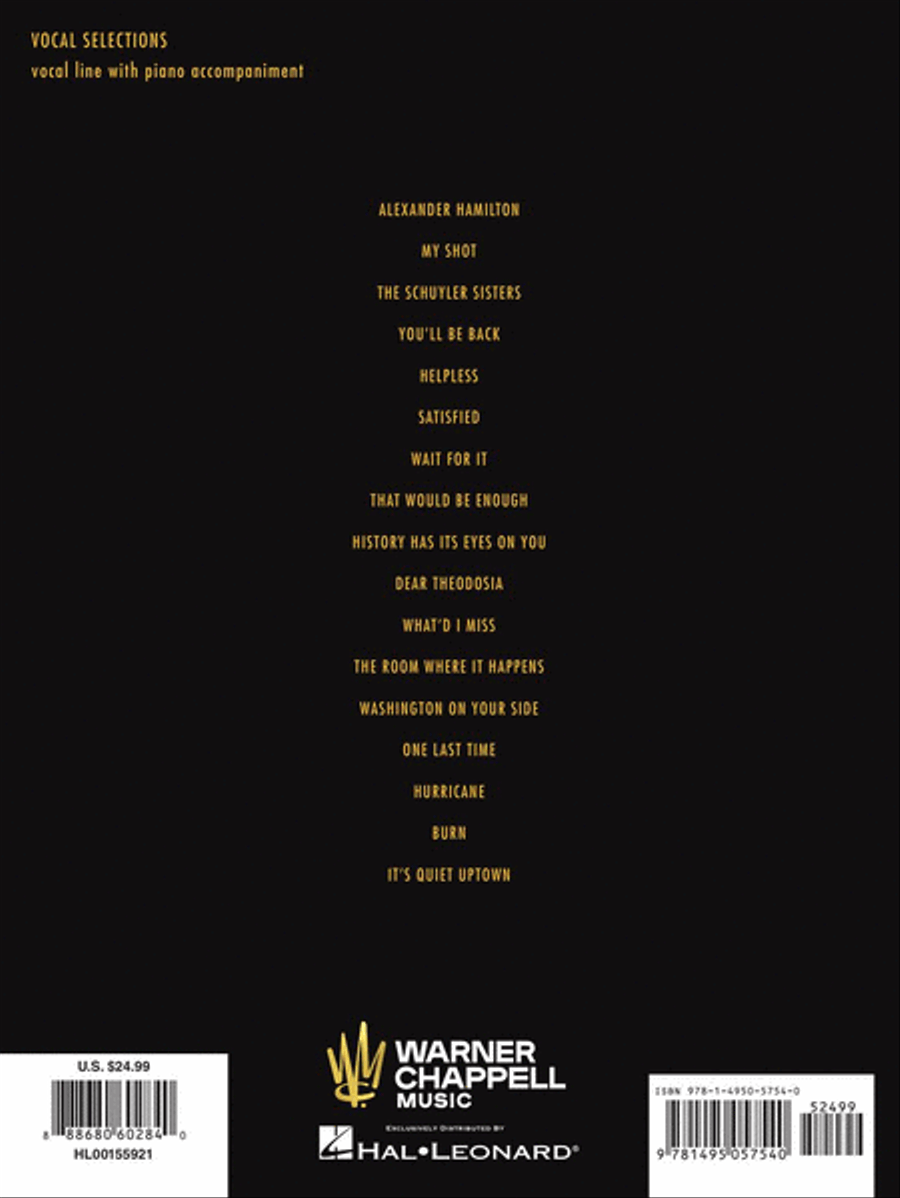 Hamilton Piano, Vocal scores gallery preview page 10
