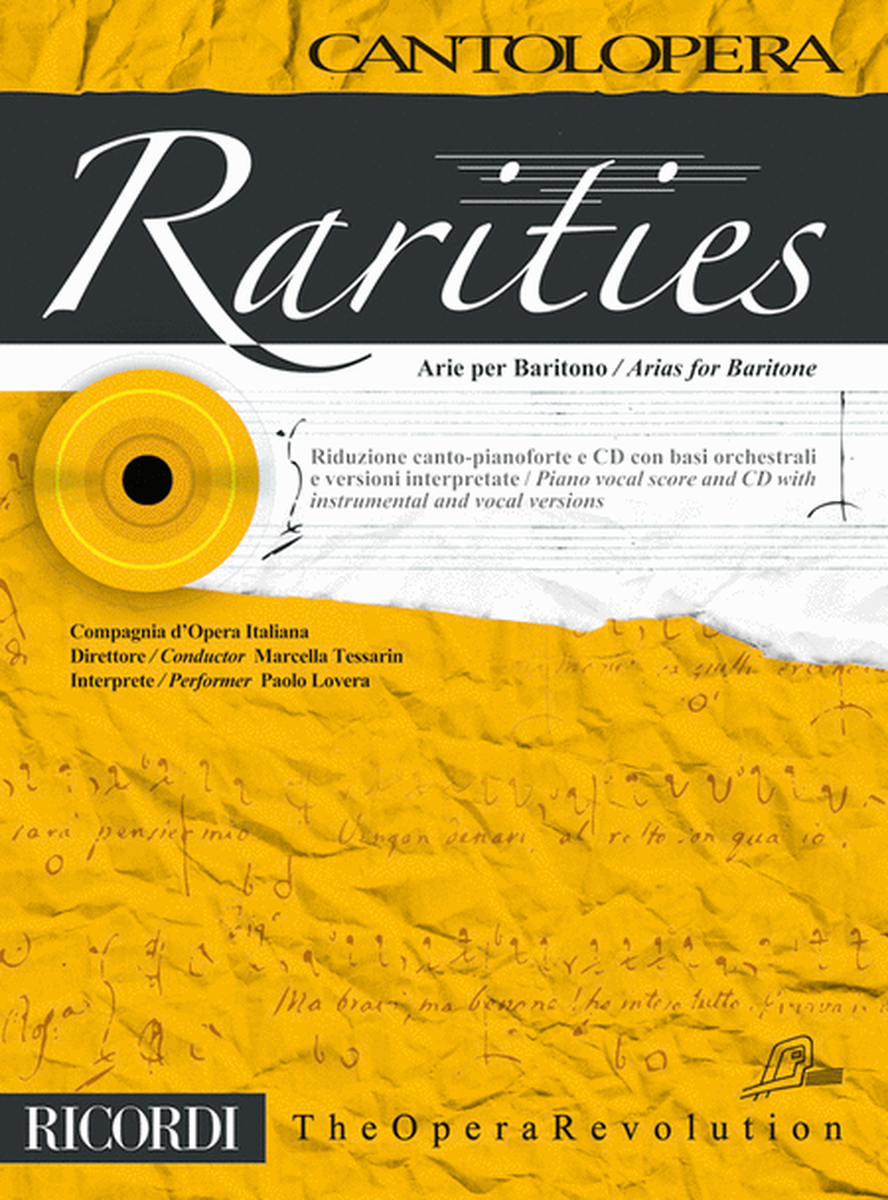Cantolopera: Rarities - Arie Per Baritono