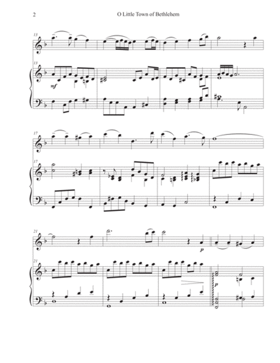 O Little Town of Bethlehem (Violin-Piano) image number null