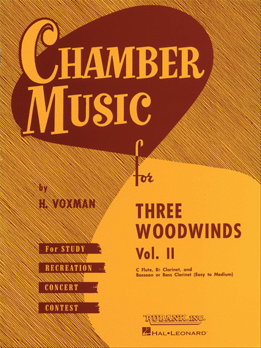 Chamber Music for Three Woodwinds, Vol. 2 Woodwind Trio scores gallery preview page 1
