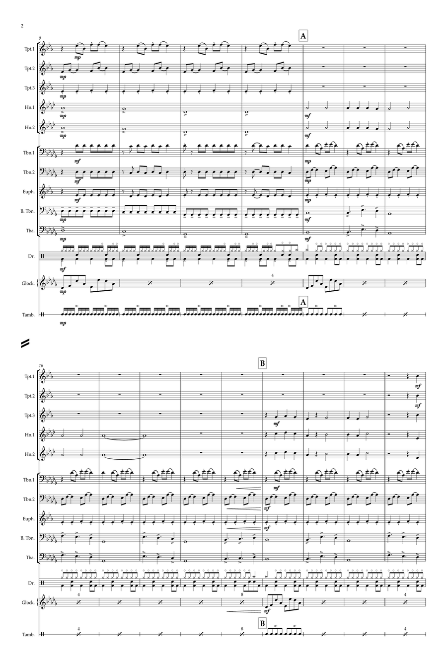 Mr. Brightside Brass Ensemble scores gallery preview page 2