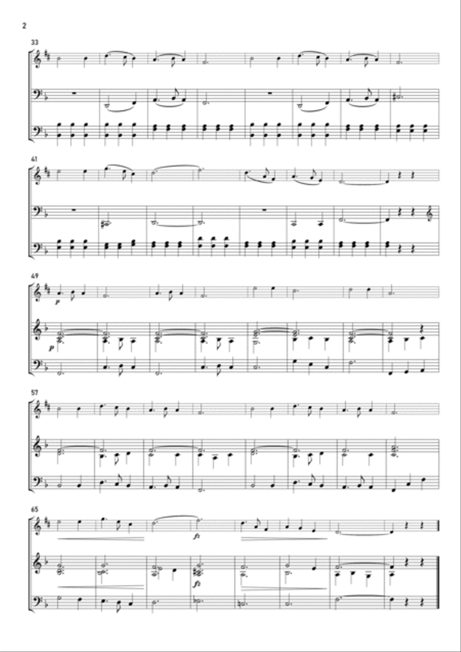 Silent Night Alto Saxophone scores gallery preview page 2
