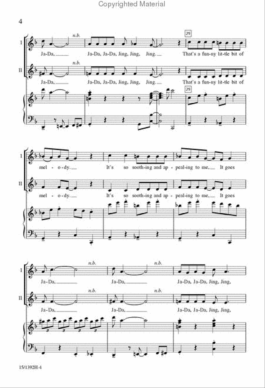 Ja-Da Ja-Da 2-Part scores gallery preview page 5