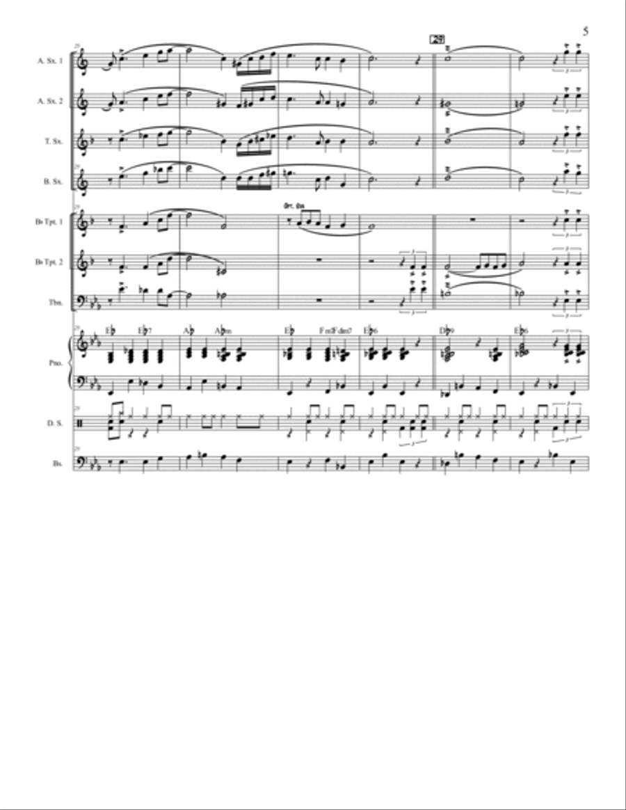 Wonderland By Night Wonderland By Night Jazz Ensemble scores gallery preview page 5