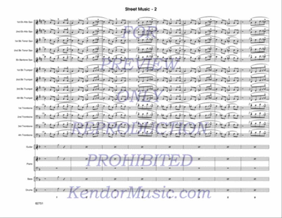 Street Music Jazz Ensemble scores gallery preview page 3