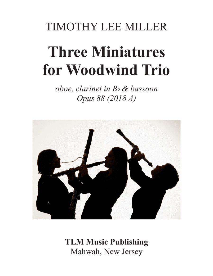Three Miniatures for Woodwind Trio image number null