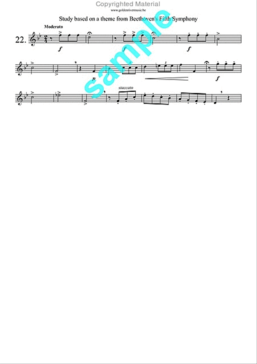 34 studies vol. 1 for horn Horn scores gallery preview page 23