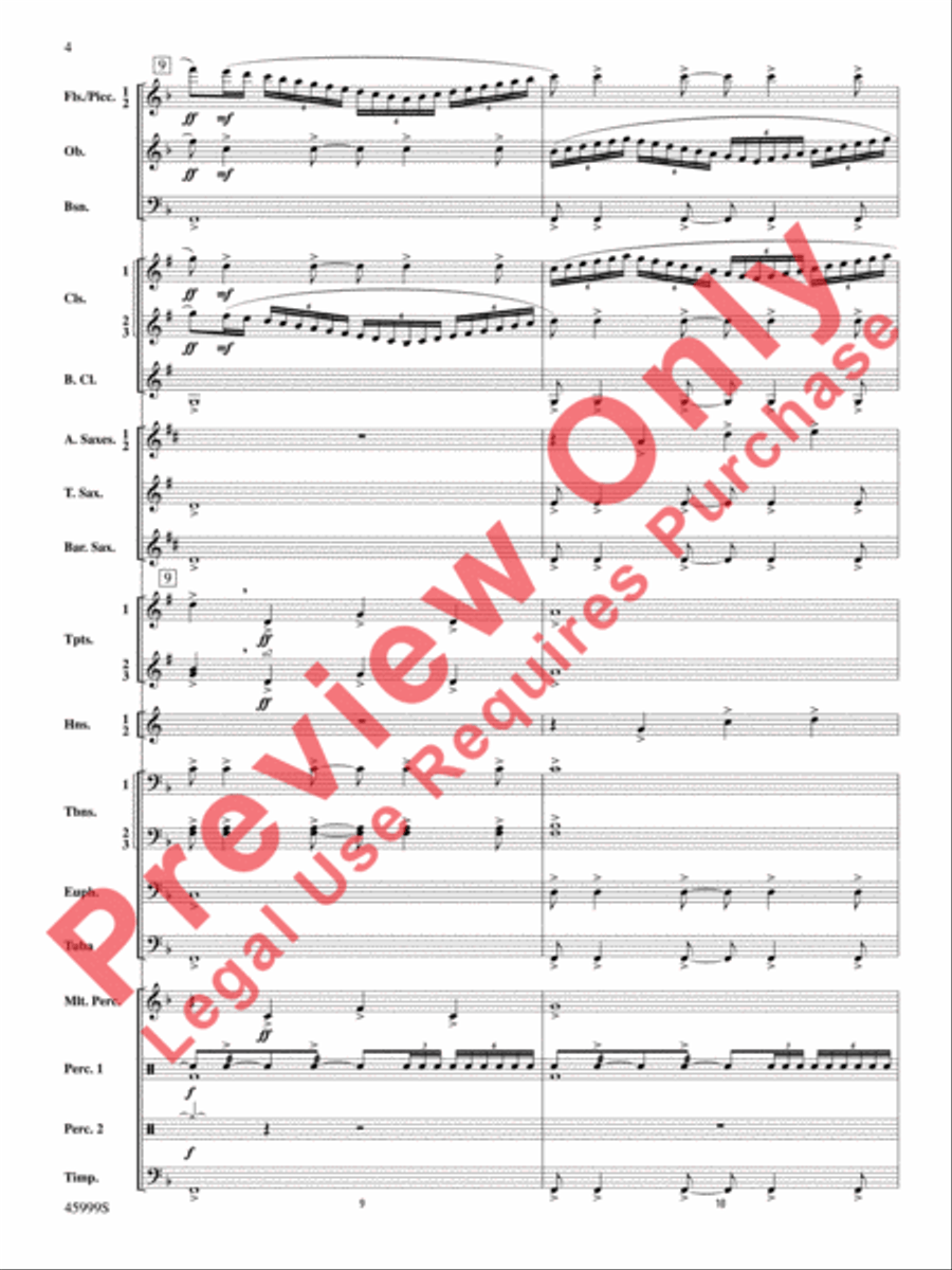 The Blue Ridge The Blue Ridge Concert Band scores gallery preview page 5