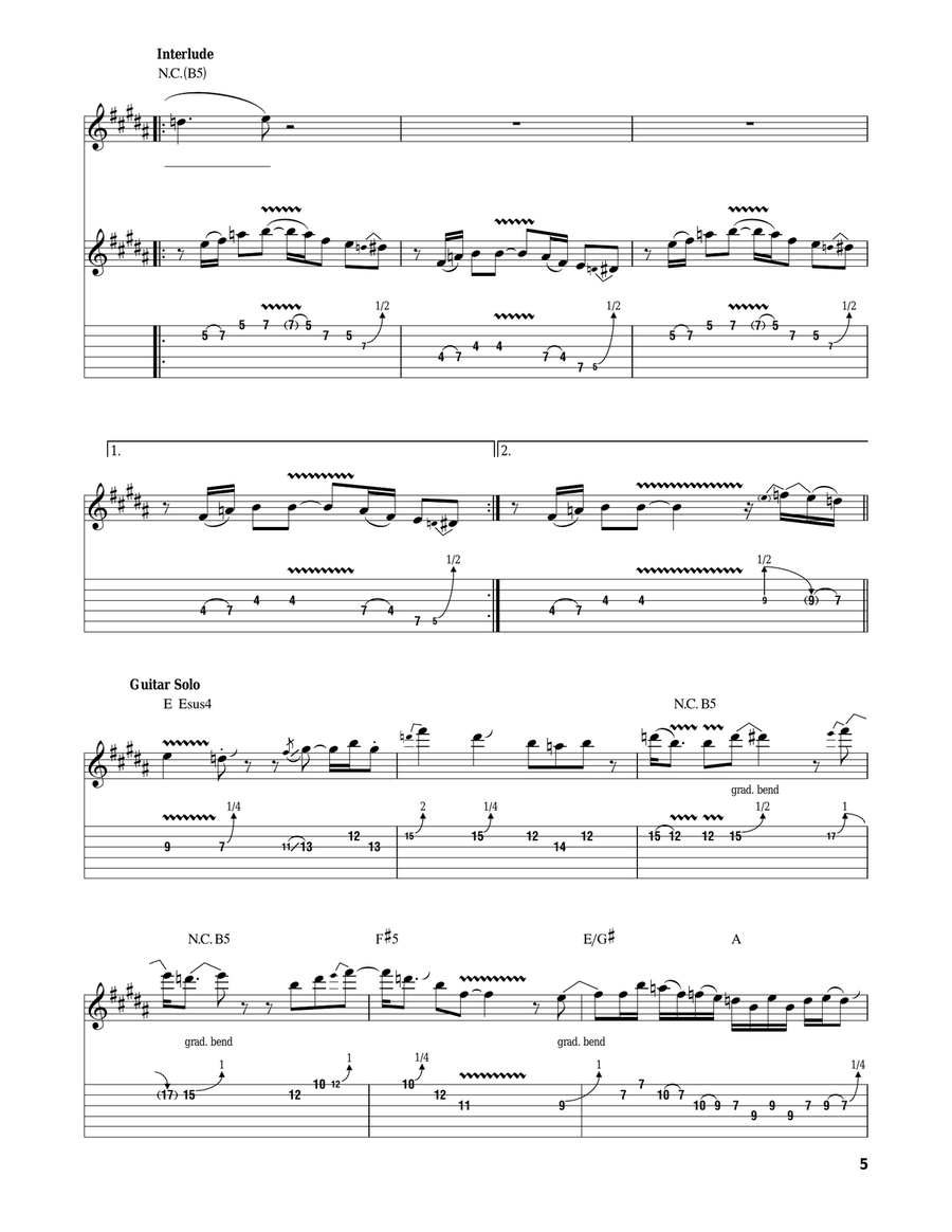 Lonesome Road Blues Lonesome Road Blues Acoustic Guitar scores gallery preview page 5