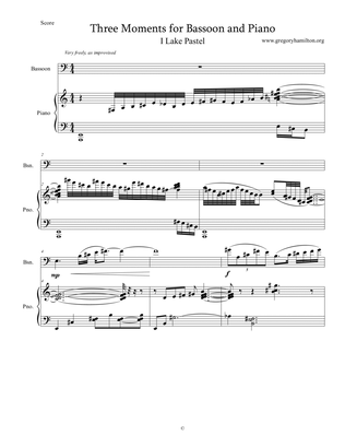 Three Movements for Bassoon and Piano